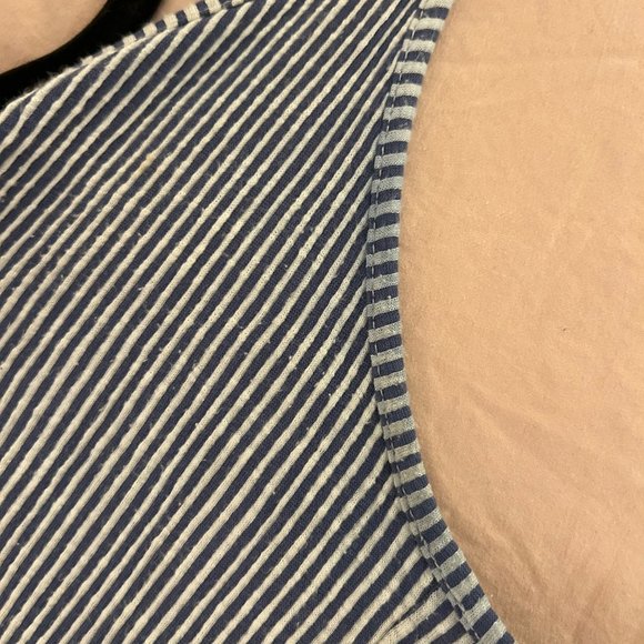 Caution to the Wind Women's Nautical Striped Jumpsuit size Large - Picture 3 of 13